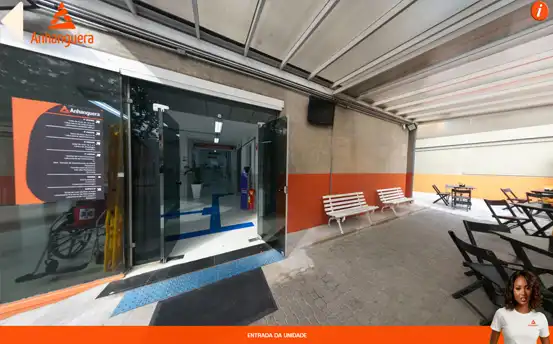 tour virtual 360 Afya Uniredentor